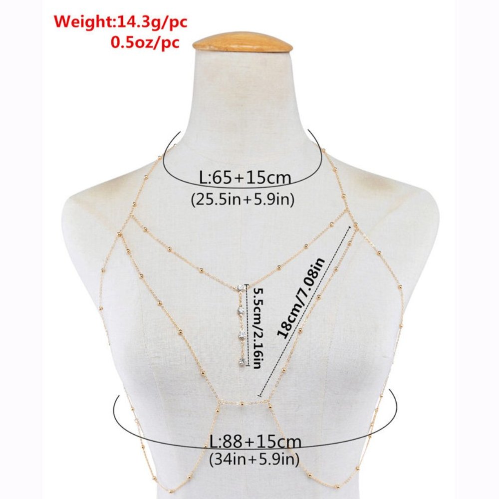 New Sexy Body Belly Jewelry Necklace. - Picture 3 of 3